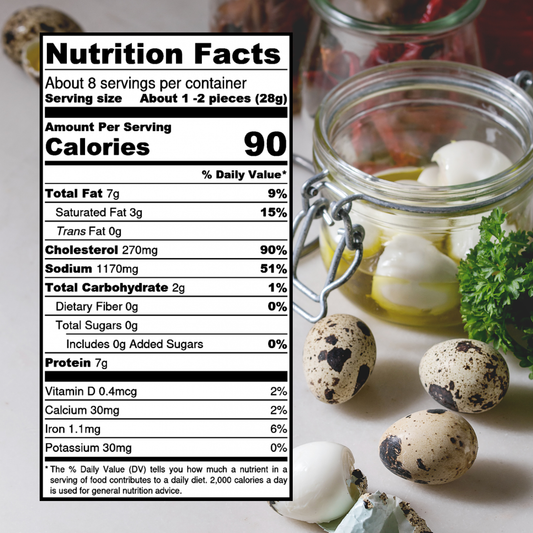 Mild Pickled Quail Eggs