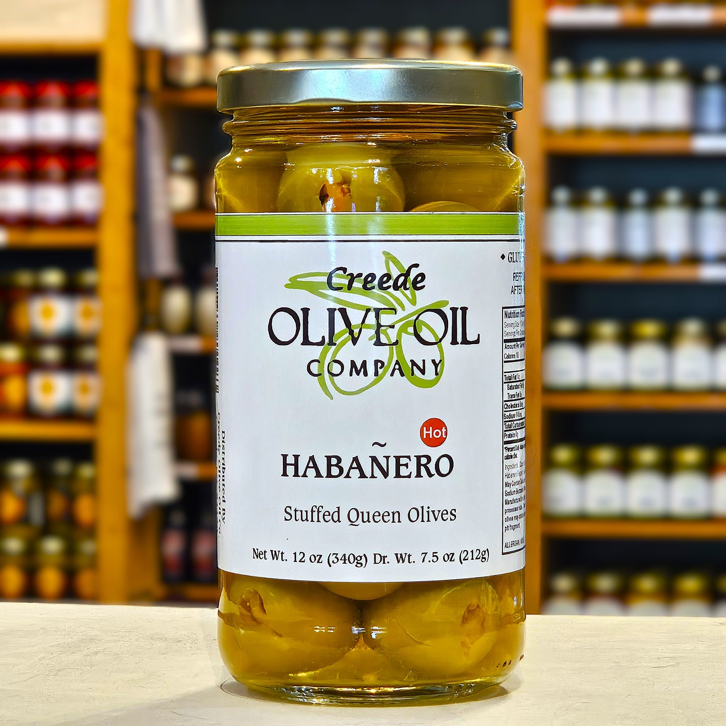 Habanero Stuffed Olives