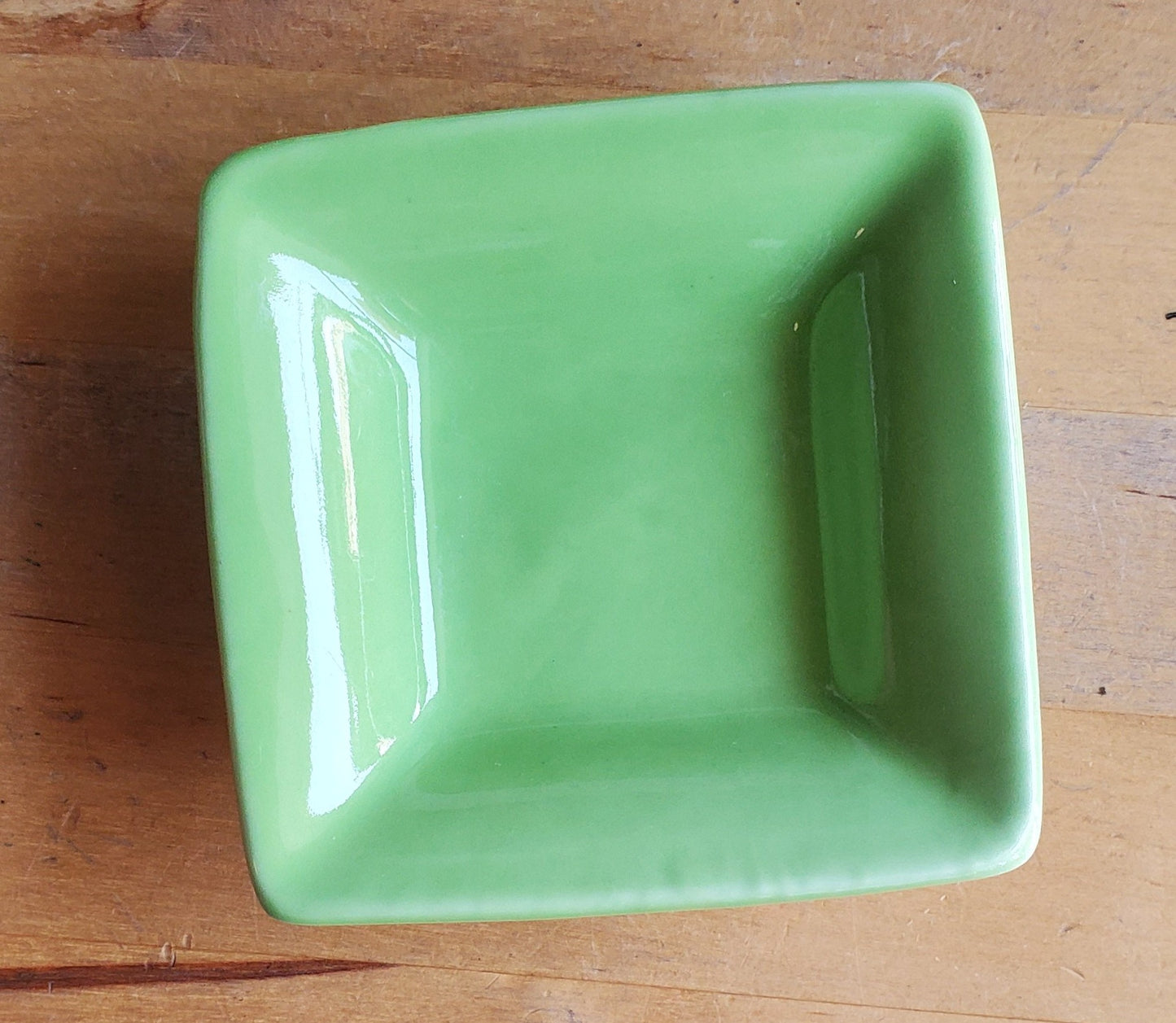 Small Square Bowl Light Green Single