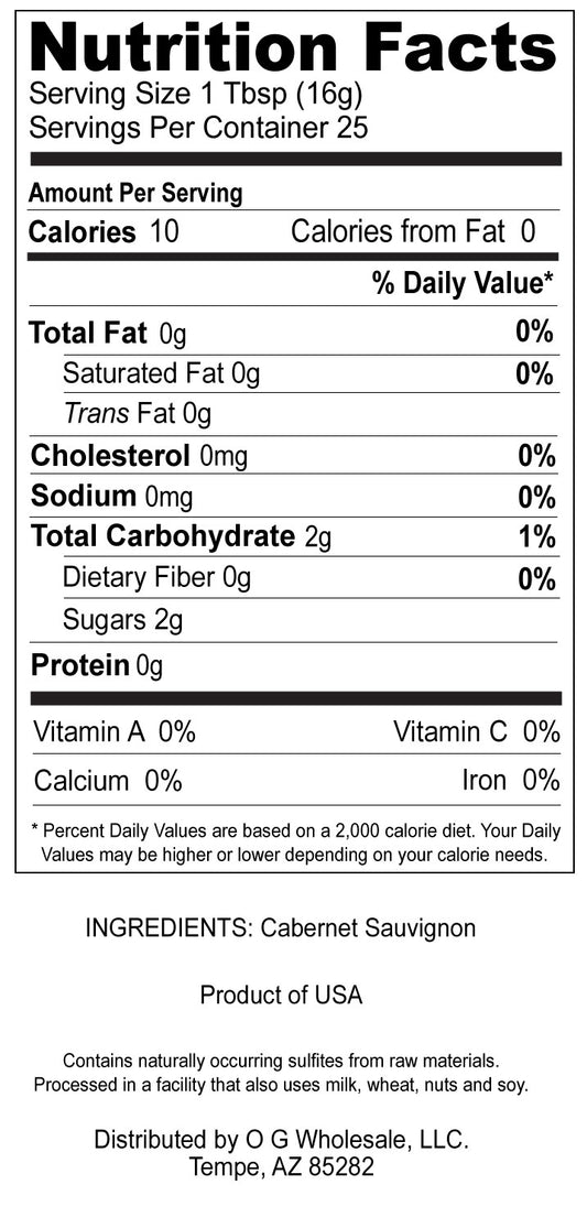Cabernet Sauvignon Vinegar 375mL