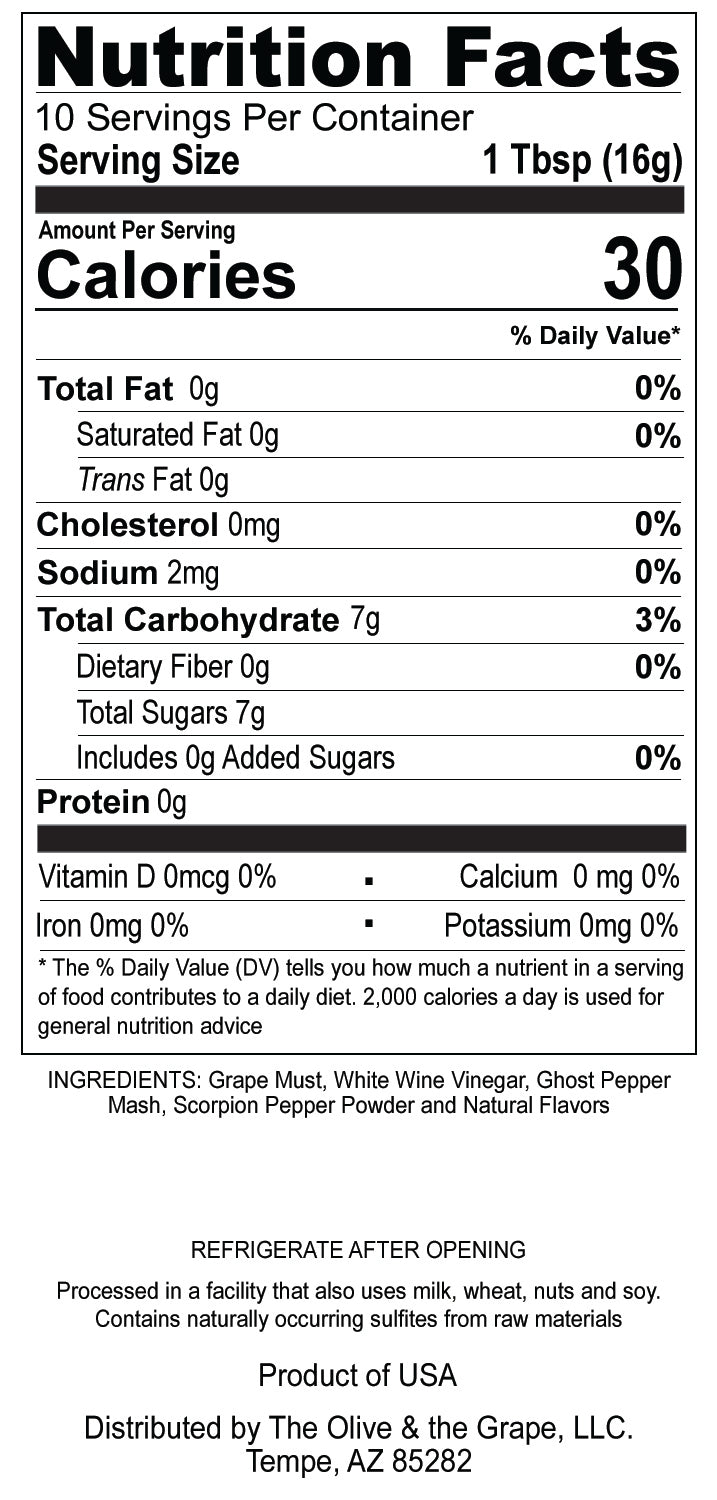 Sweet Diablo Garlic Cilantro Balsamic Hot Sauce
