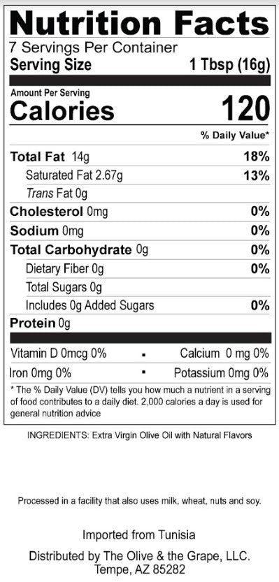 Chipotle Extra Virgin Olive Oil 375mL