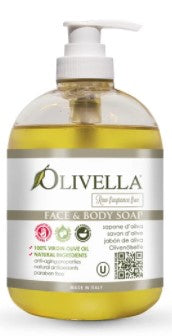 Olivella Face & Body Liquid Soap - Raw Fragrance Free