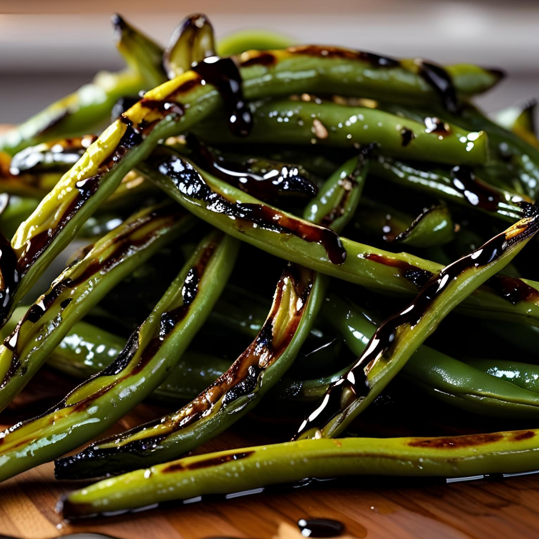 Roasted Balsamic Green Beans