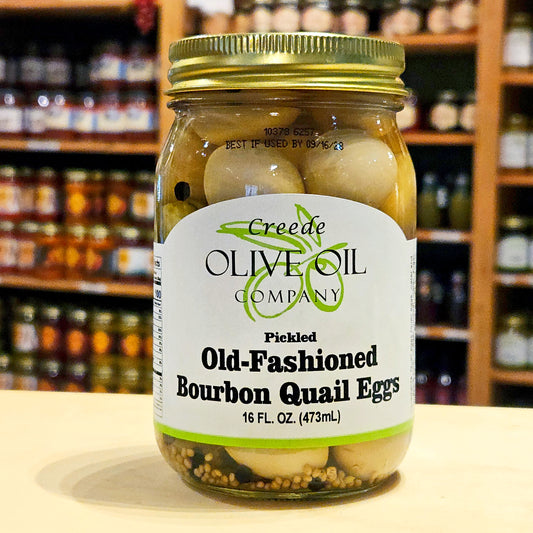 Old Fashioned Bourbon Quail Eggs
