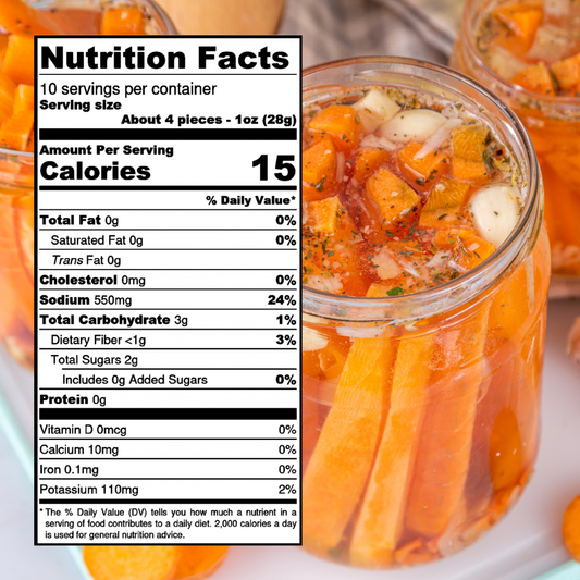 Pickled Carrot Sticks