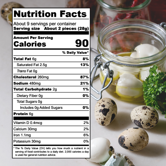 Gator Balls - Cajun Pickled Quail Eggs