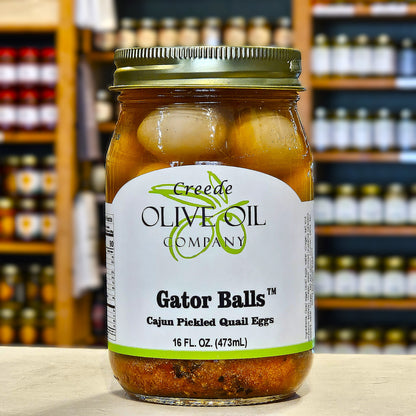 Gator Balls - Cajun Pickled Quail Eggs