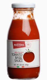 Mantova Tomato Basil Sauce, 8.8 oz.