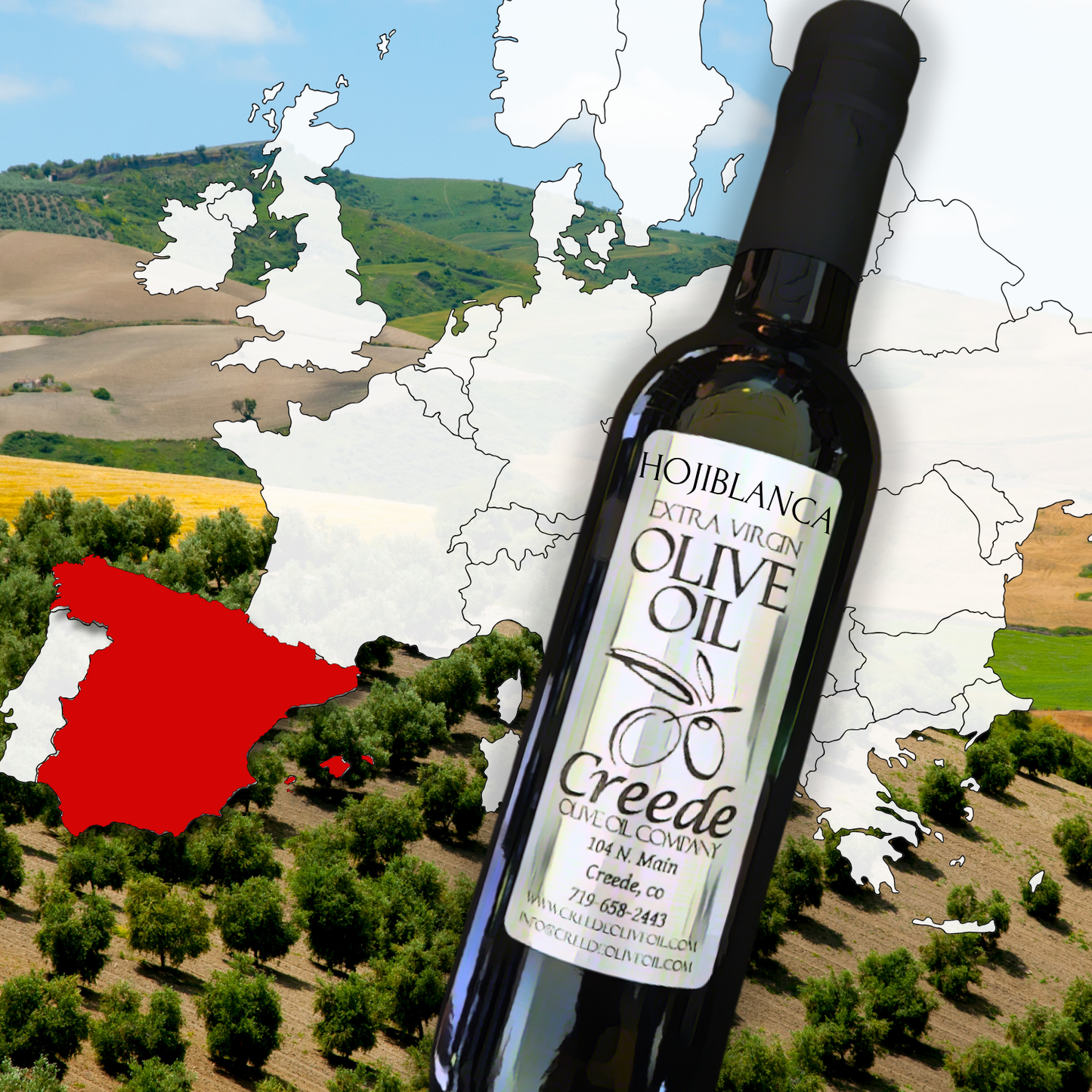 Hojiblanca Extra Virgin Olive Oil 375mL