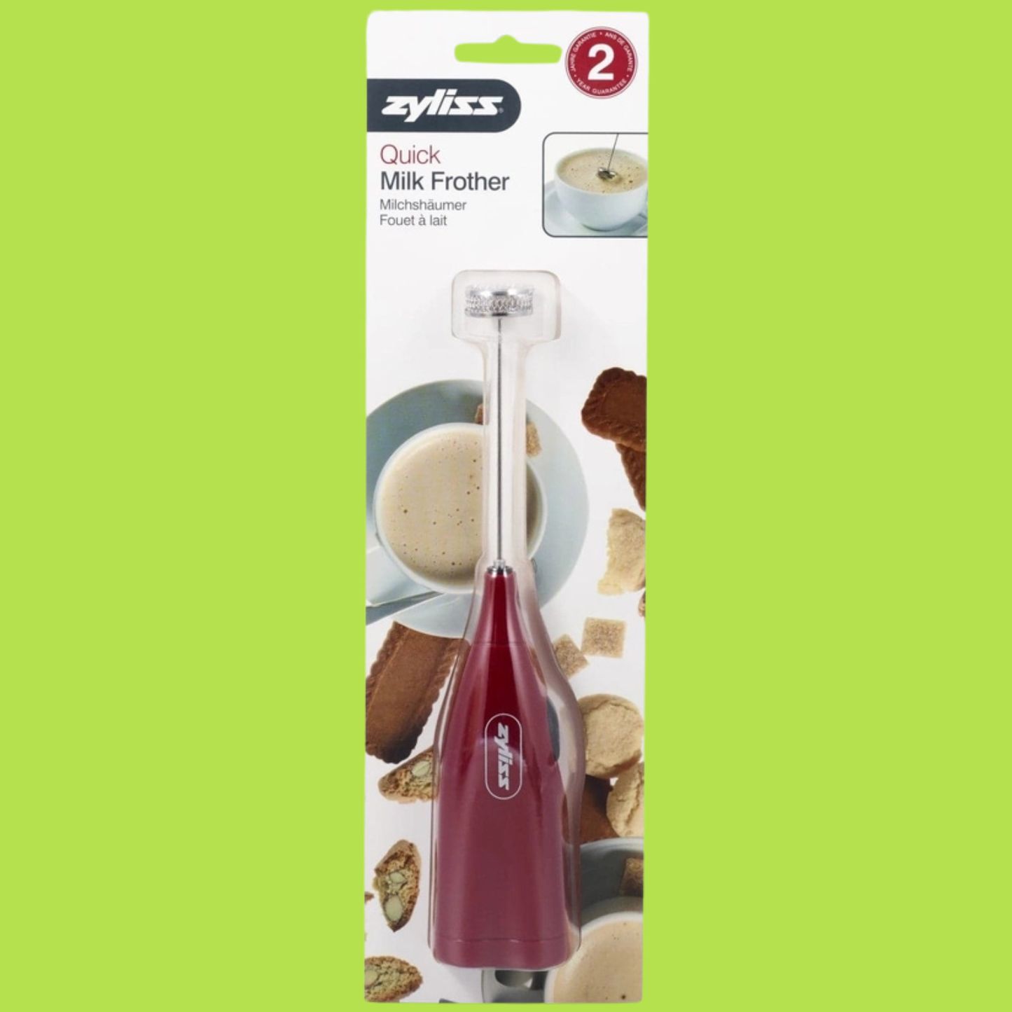 Hand-Held Mixer/Emulsifier - Red