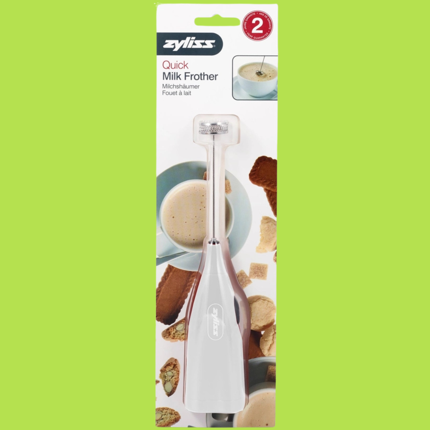Hand-Held Mixer/Emulsifier - White