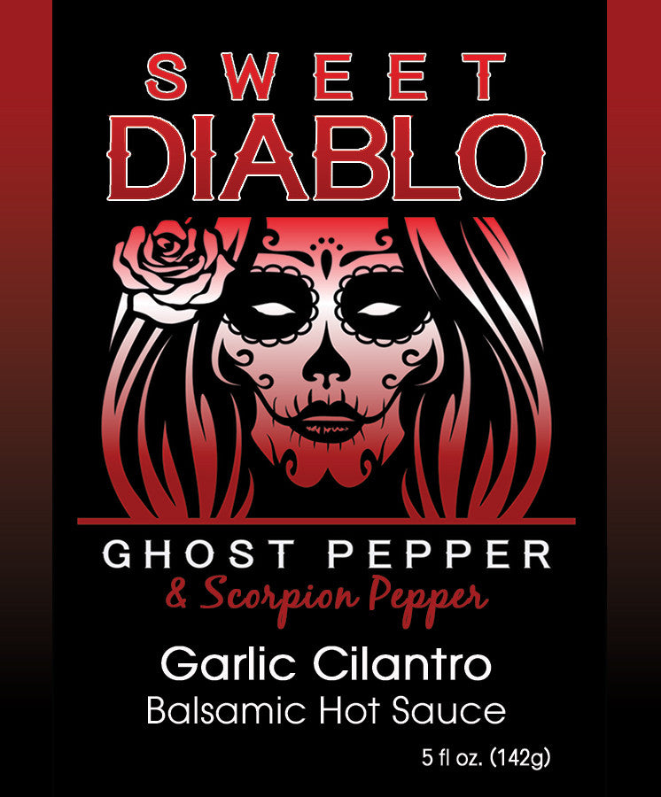 Sweet Diablo Garlic Cilantro Balsamic Hot Sauce