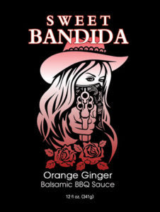 Sweet Bandida Balsamic BBQ Sauce - ORANGE GINGER 12 oz.