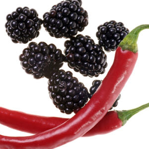 Blackberry Roasted Pepper Fruit Vinegar 375mL