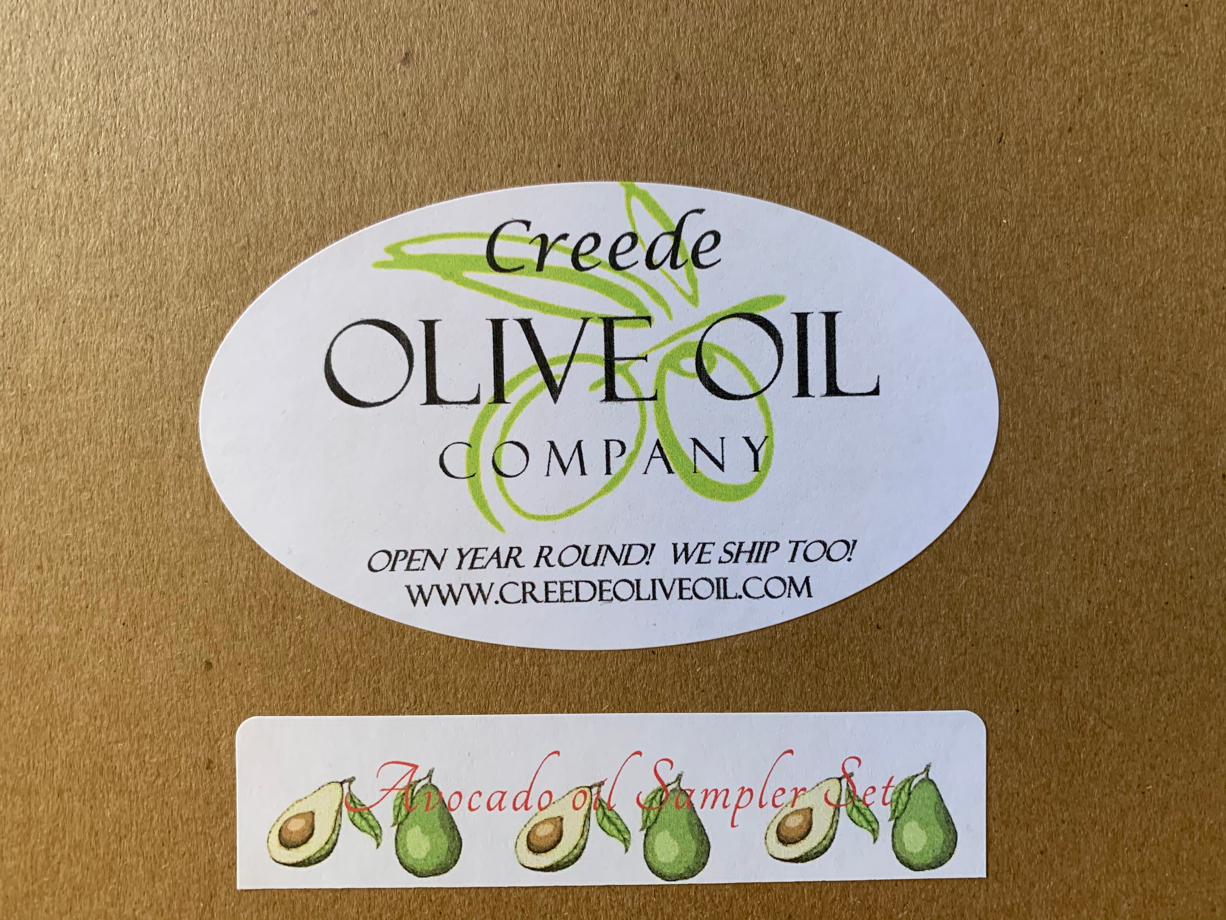 Sampler Boxed Gift Set Avocado Oils Sampler 4 Small Bottles with G