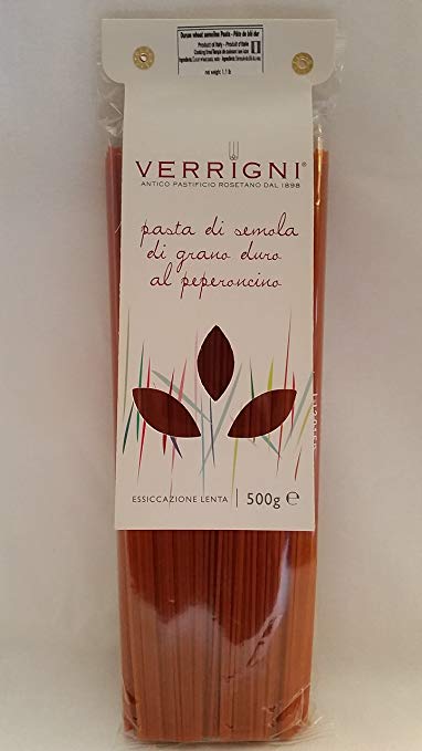 Verrigni Dry Pasta: Spicy Spaghetti 500gr