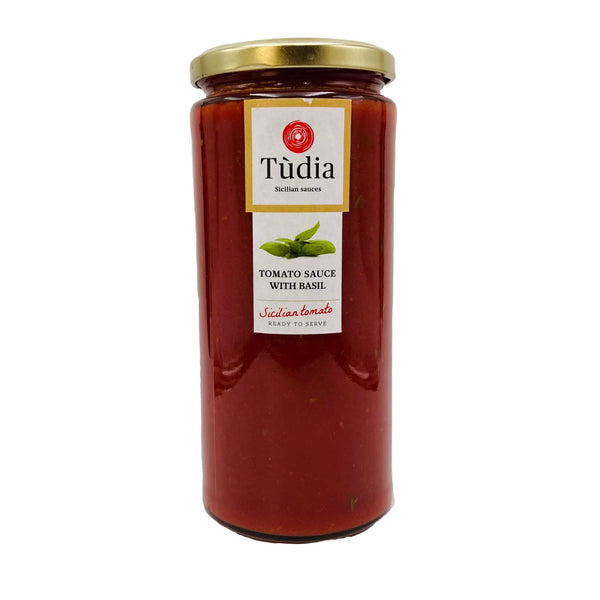 Tudia Italian Tomato Sauce With Basil 19.75oz